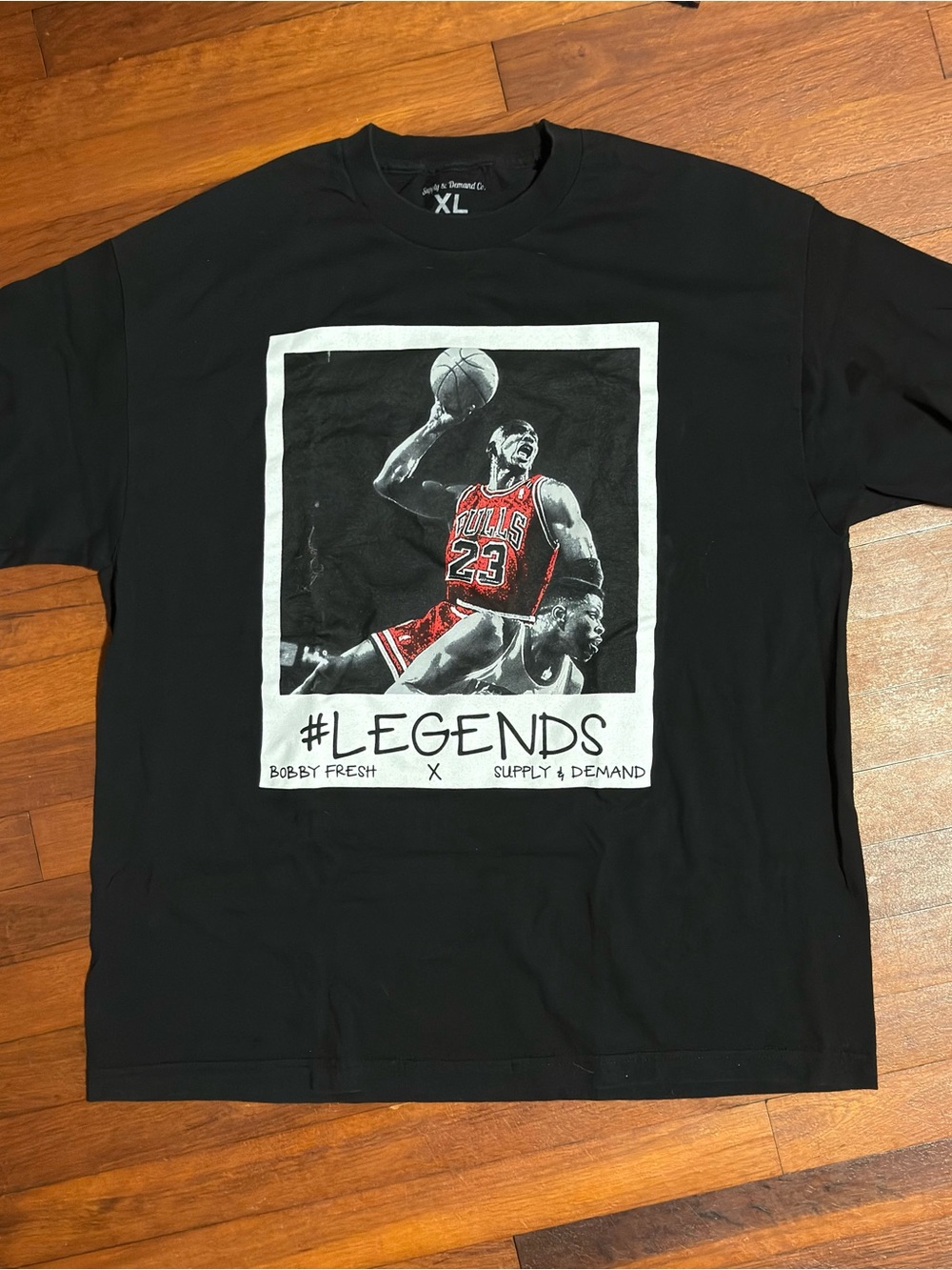 Michael Jordan Legends Shirt Mens XL Bobby Fresh X Supply & Demand Bulls Tee